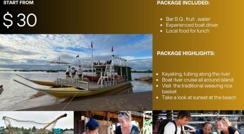 Golden Hotel Dondet Muang Khong Exterior photo